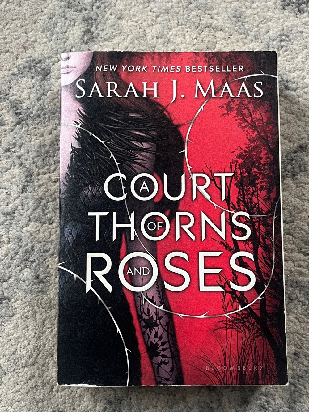 A Court of Thorns and Roses by Sarah J Maas 1st Print US Paperback